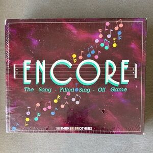Vintage Parker Brothers Encore Game Song Filled Sing Off Game - Sealed